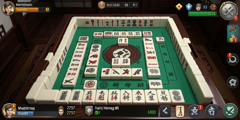 Screenshot gameplay Mahjong yang menantang dan seru.