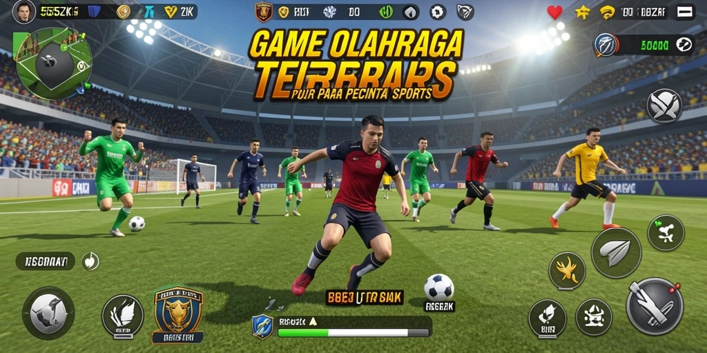 Tampilan gameplay <strong>555ZK</strong> yang mengesankan dalam aksi olahraga.