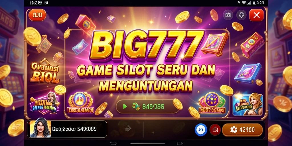 Tampilan menarik dan gameplay yang mendebarkan di BIG77.