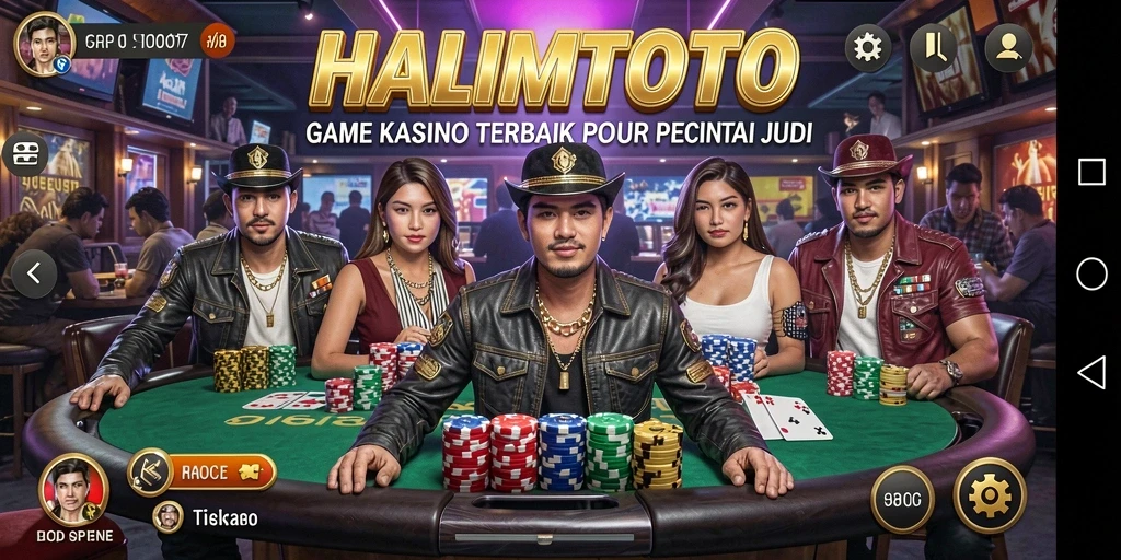 Screenshot gameplay HALIMTOTO menampilkan keseruan permainan Kasino.