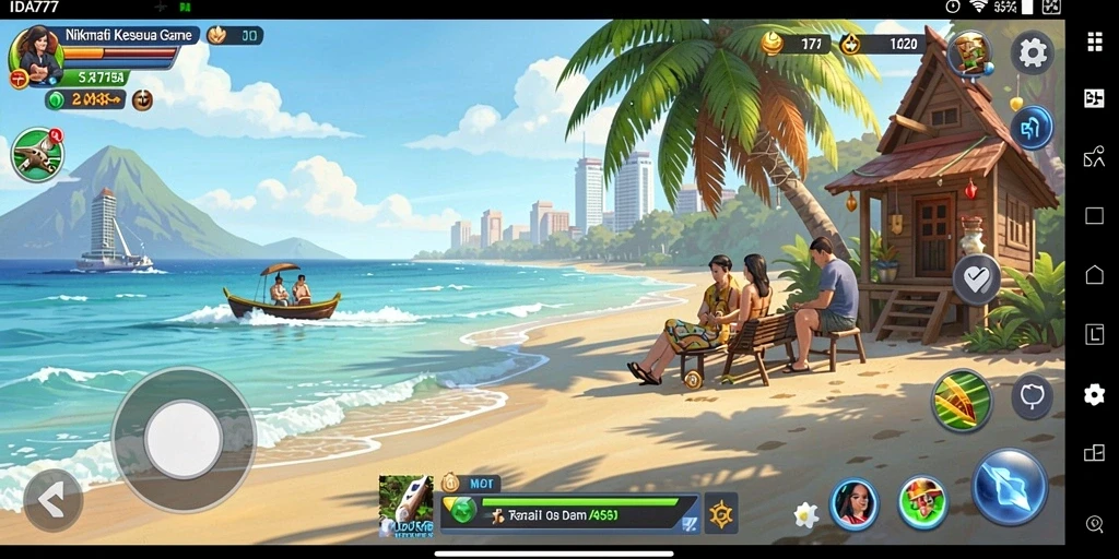 Screenshot IDA777 menunjukkan gameplay yang penuh warna dan menarik.