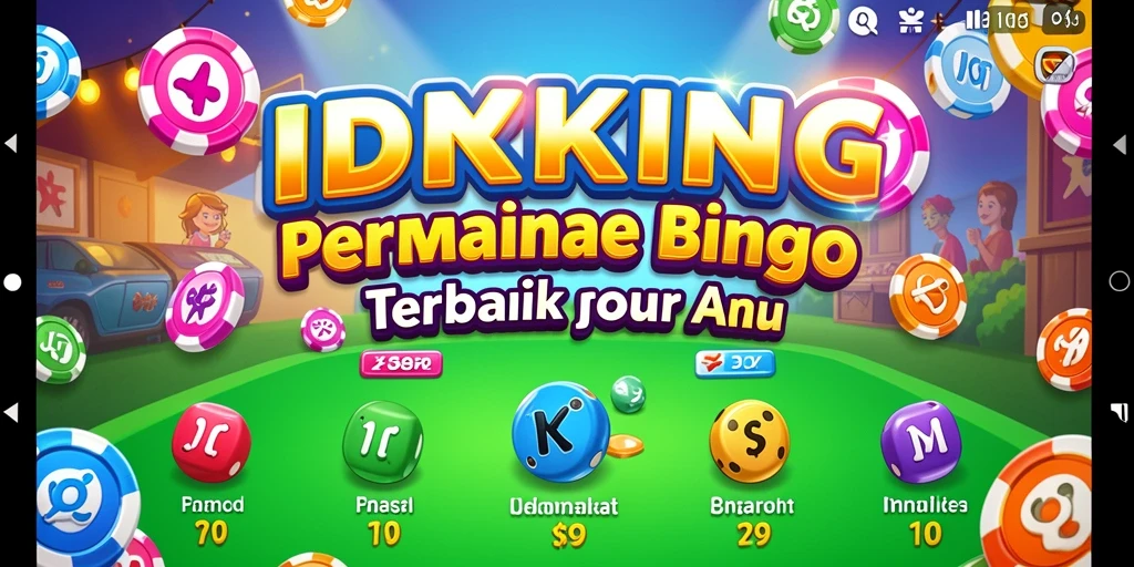 Screenshot gameplay IDRKING yang menunjukkan keseruan bingo.