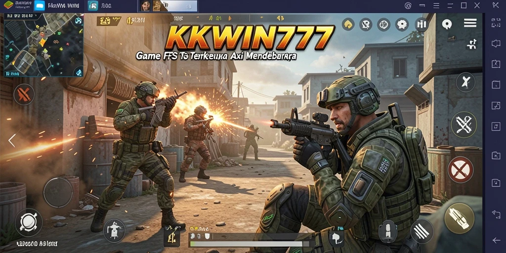 Gameplay mendebarkan KKWIN777 dengan aksi tembak-menembak yang intens.