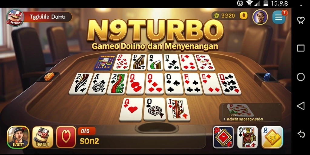 Tampilan gameplay N9TURBO yang menarik dan interaktif.
