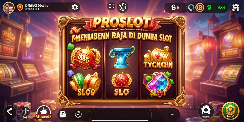 Tangkapan layar PROSLOT menampilkan pengalaman bermain slot yang mendebarkan.