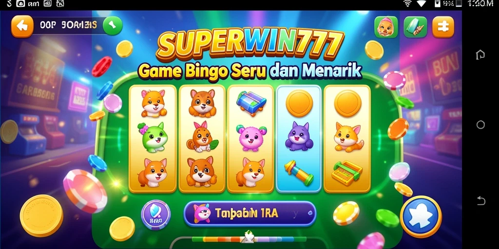 Tampilan gameplay yang menarik dari SUPERWIN777 dalam permainan Bingo.